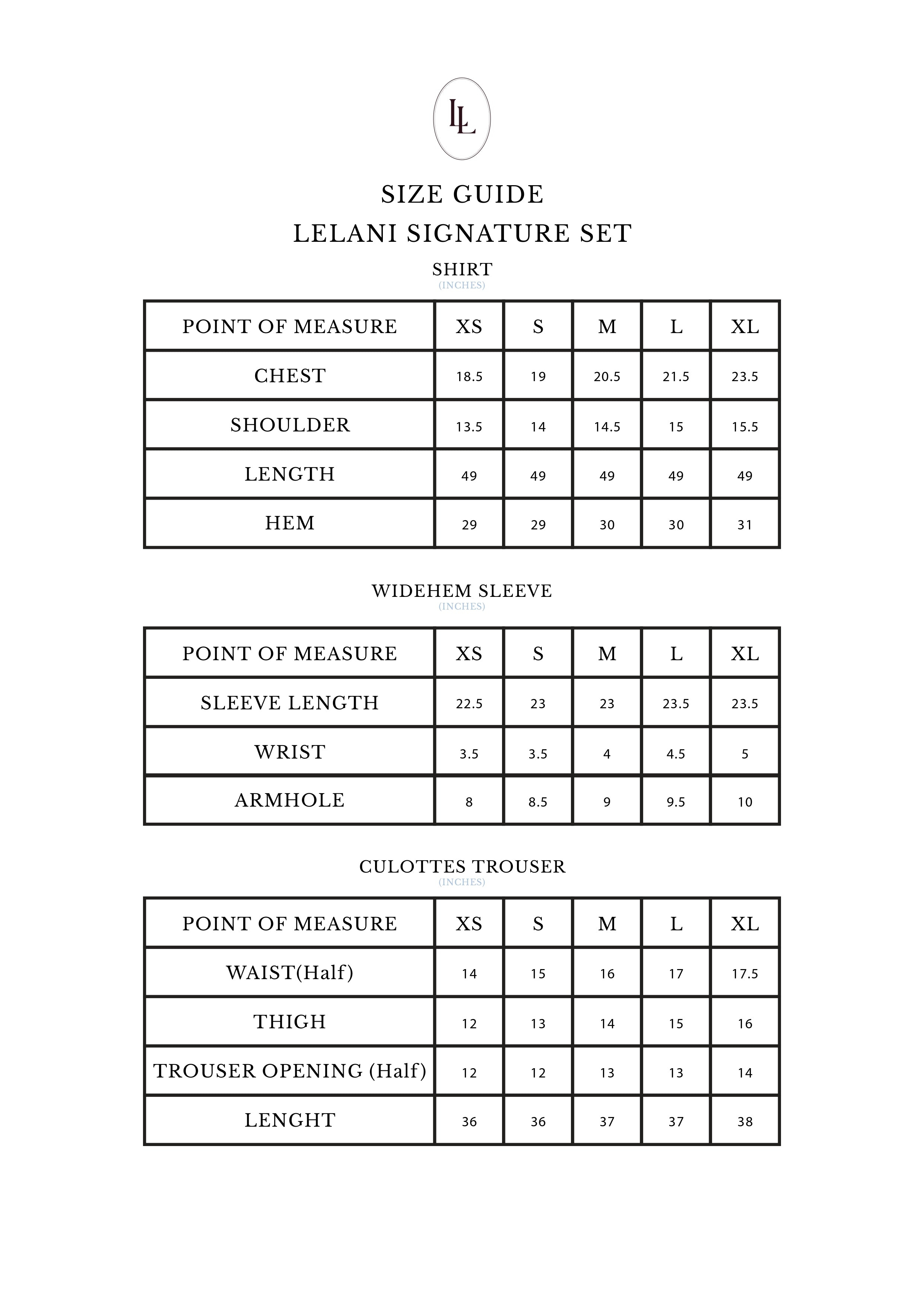 DEBUT VII - LELANI SIGNATURE SET (IVORY)