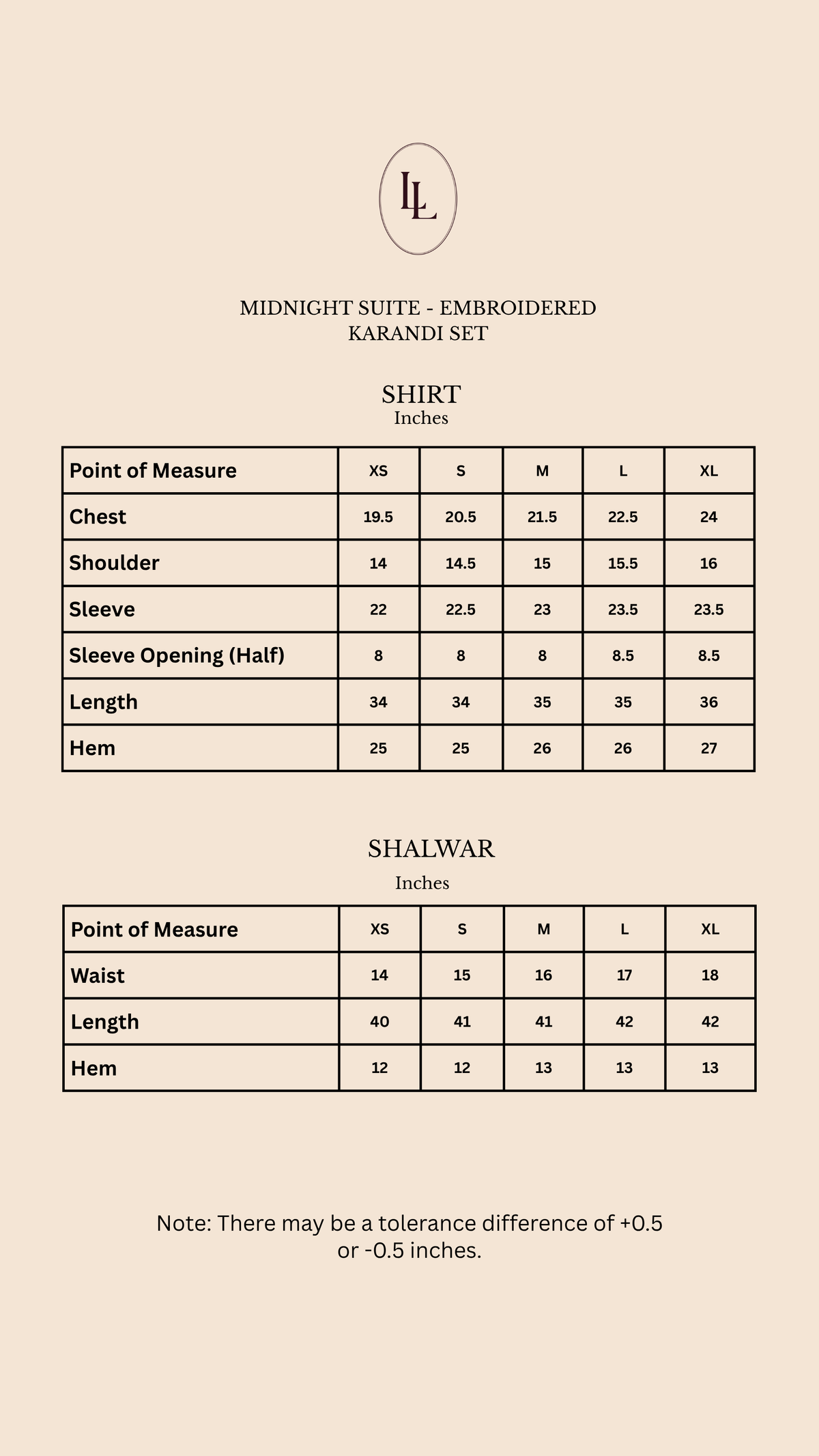Size guide