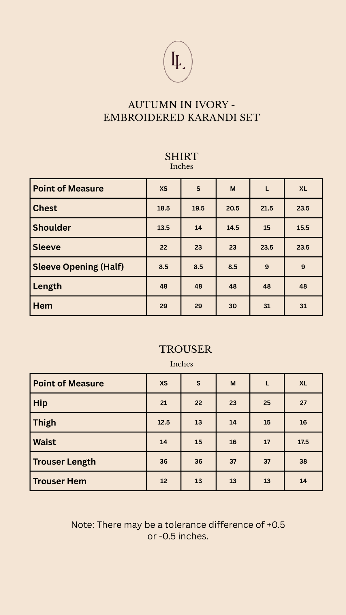 Size guide