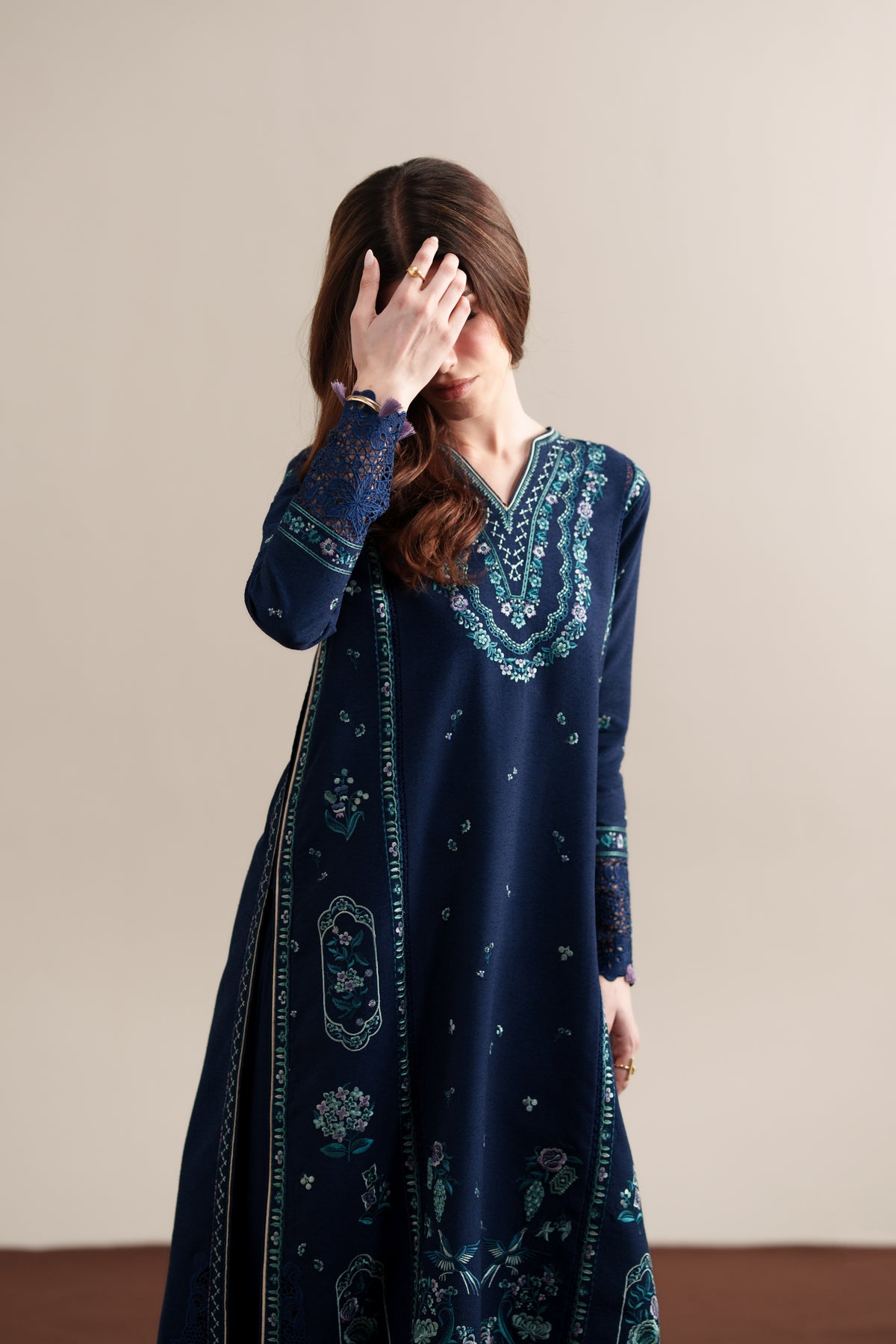LOOK 7 LUXURY KARANDI SET: MOONLIT NAVY