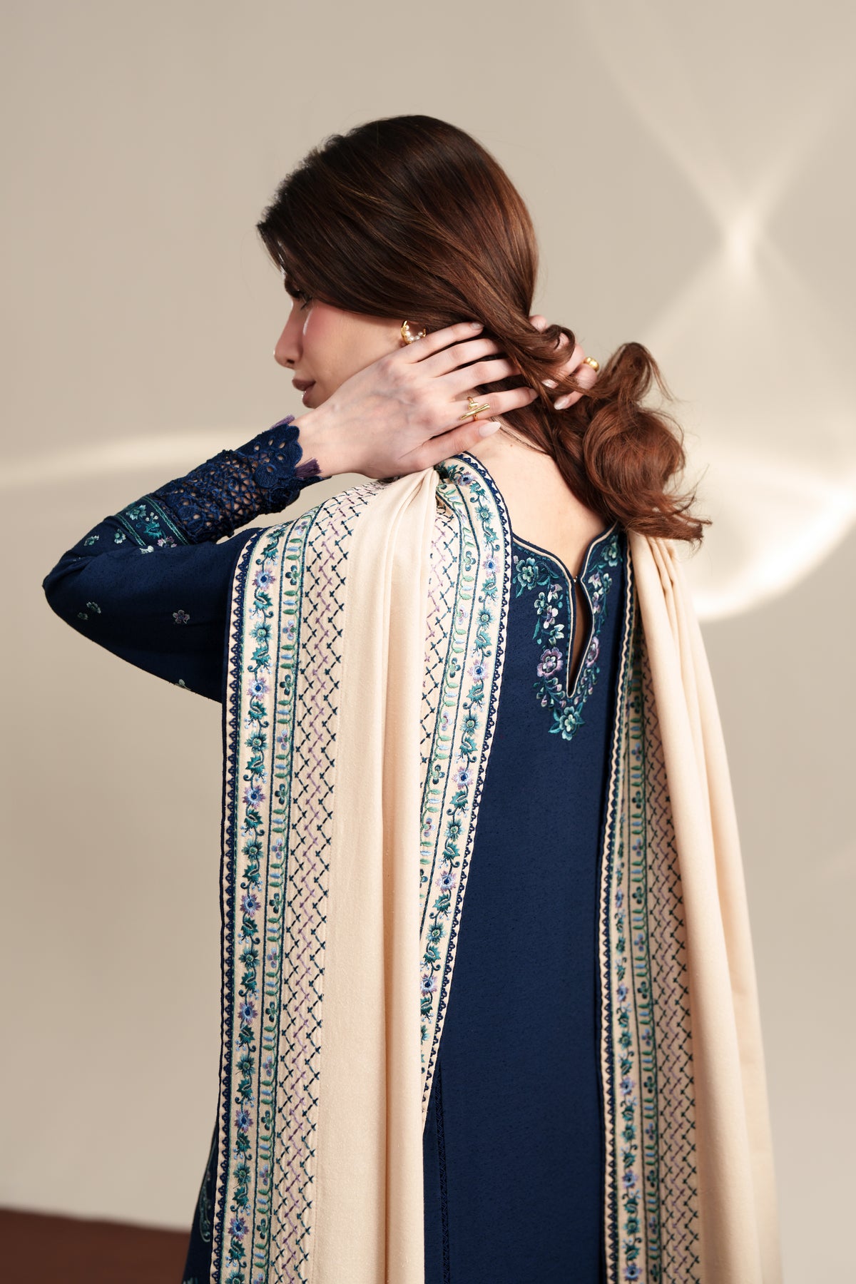 LOOK 7 LUXURY KARANDI SET: MOONLIT NAVY