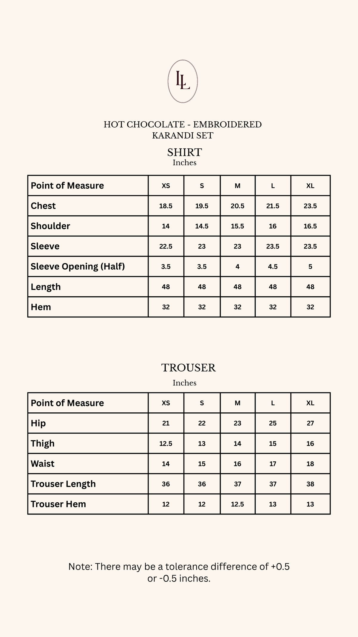 Size guide